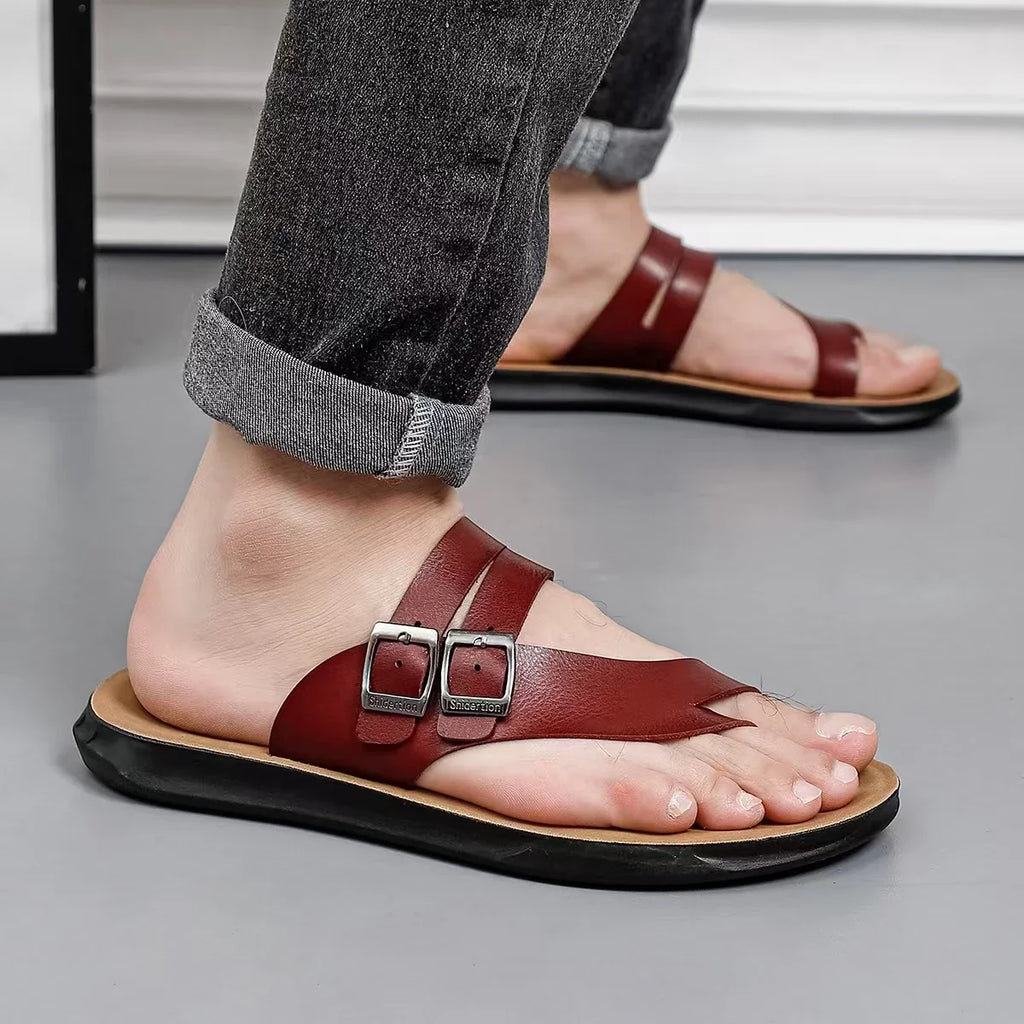 Big Size 38-47 Flat Flip-flops Non-slip Bathroom Beach s for Men