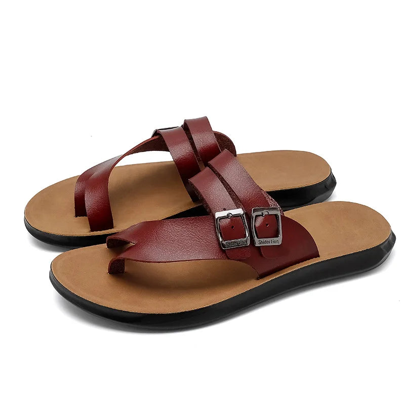 Big Size 38-47 Flat Flip-flops Non-slip Bathroom Beach s for Men