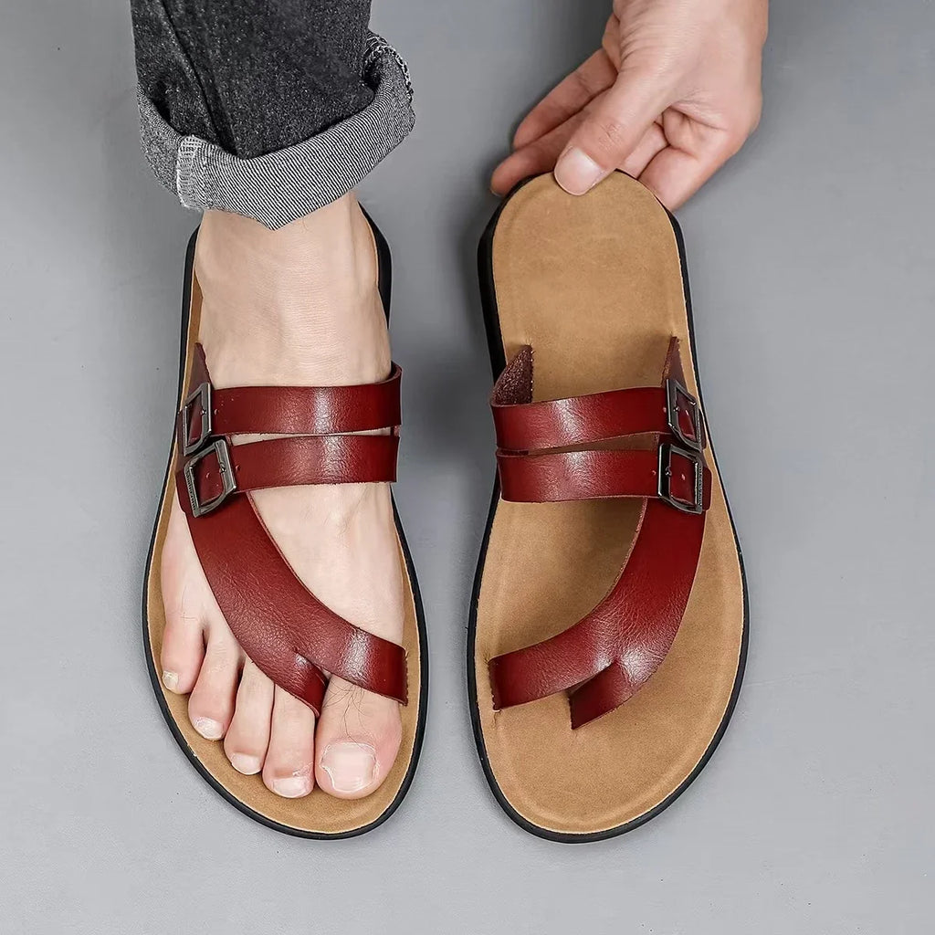 Big Size 38-47 Flat Flip-flops Non-slip Bathroom Beach s for Men